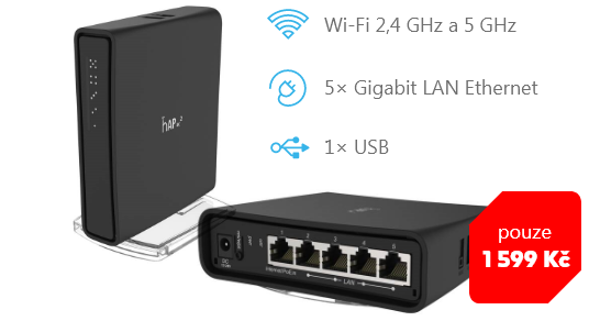 Koncové zařízení router MikroTik RBD52G